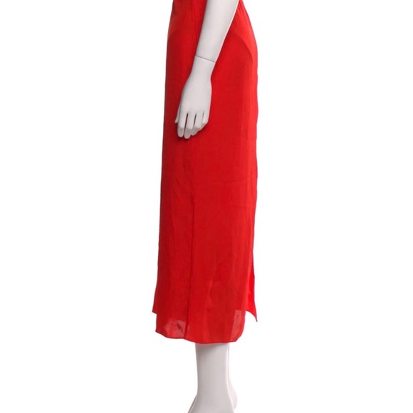 Tibi The Slip Skirt Red - L - Picture 5 of 6